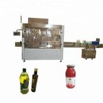 PLC vezérlésű PET palacktöltő és kupakoló gép paradicsompaszta / forró mártáshoz