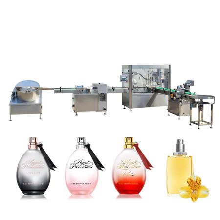 Palackozott illóolaj töltőgép parfüm töltőanyag Lineáris jar folyékony töltőanyag