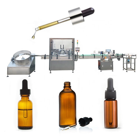 Auto Eye Drop Filling Machine gyártósor 30 ml e folyékony palack parfüm szemcsepp töltő kupak gép gyár
