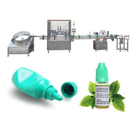 Automatikus injekciós üveg töltő kupak gép, palackmosó töltő kupak és címkéző gép