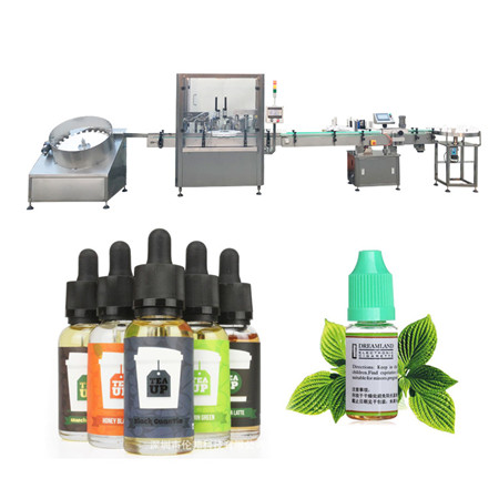 automata kis flakon térfogatú parfümtöltő kupakoló és címkéző gép