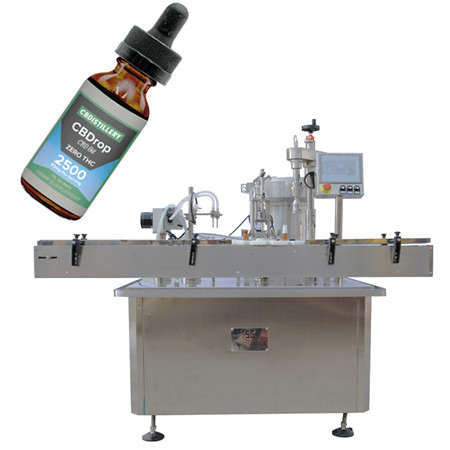Automatikus Rendes nyomású e-liquid injekciós üveg töltősor